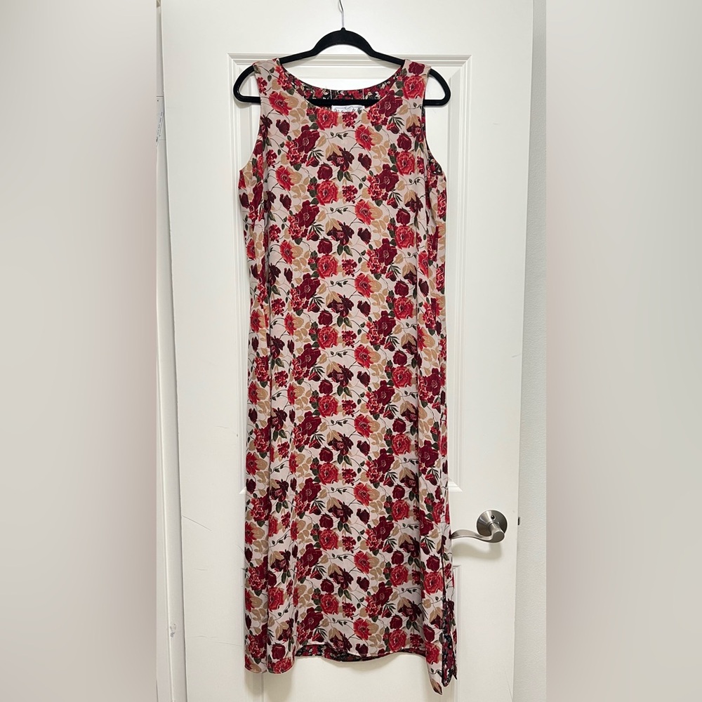 ❤️ Vintage Y2K Victoria Holley Floral Print Midi dress
